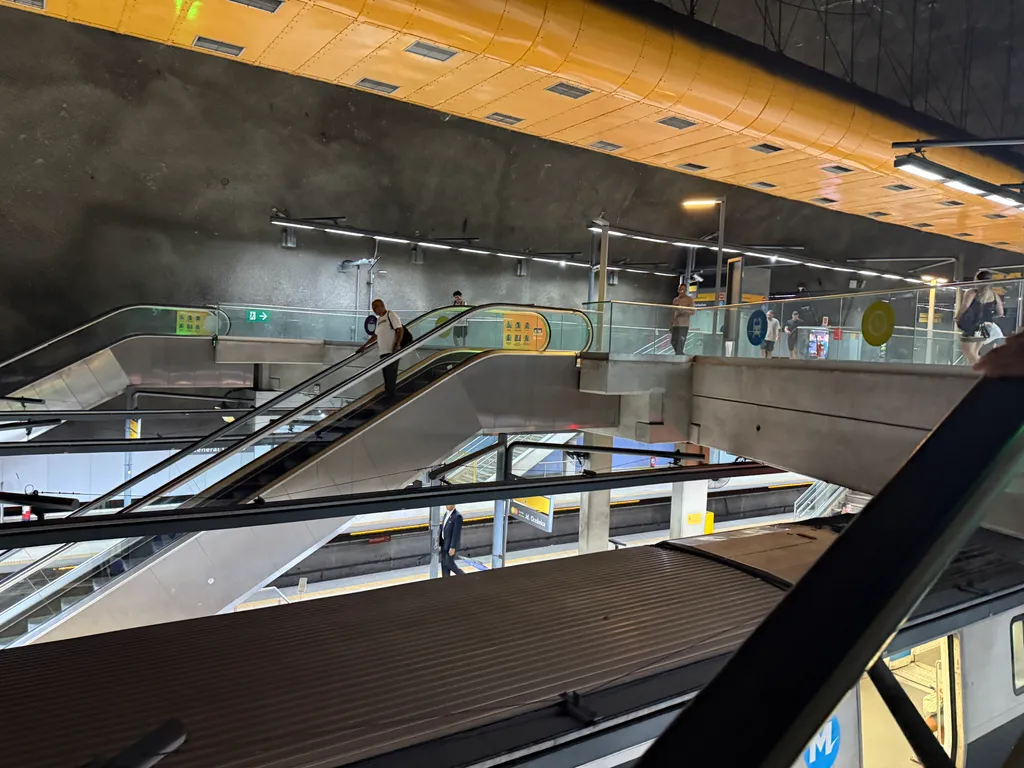 the Rio subway