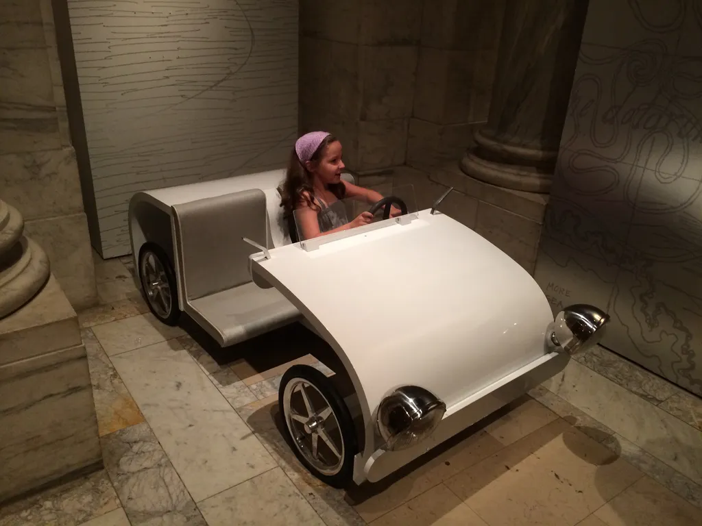 Martha drove a car!