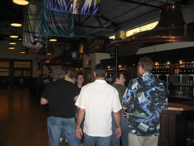 hanging around the bar