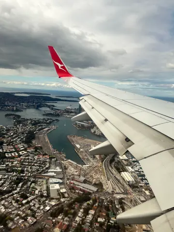 flying into Sydney