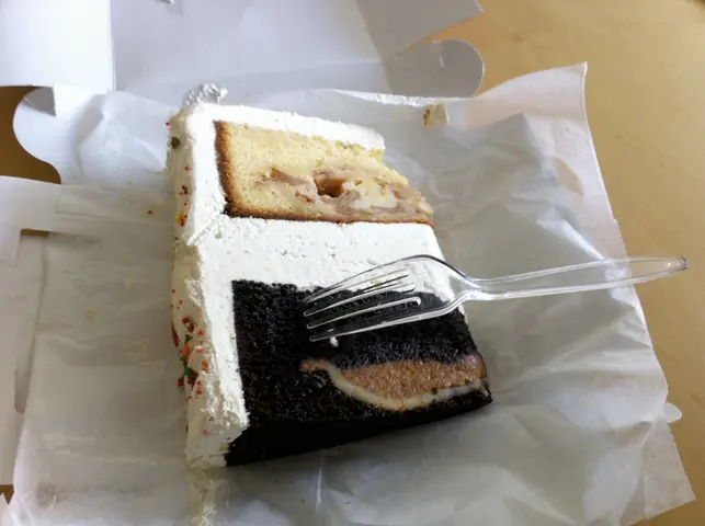 giant cake from flying monkey