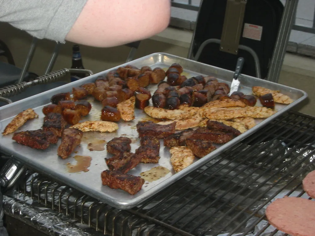 the first round of meat