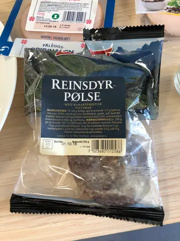 reindeer sausage