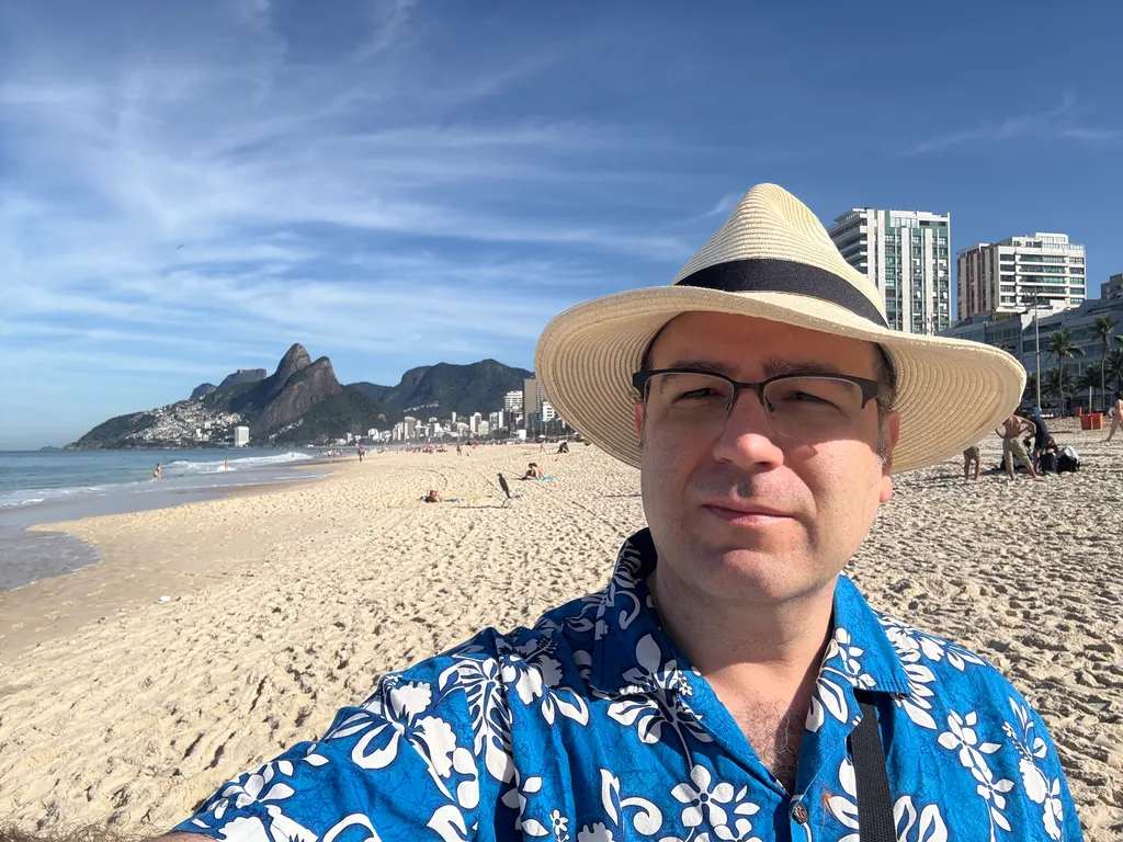 the beach at Ipanema