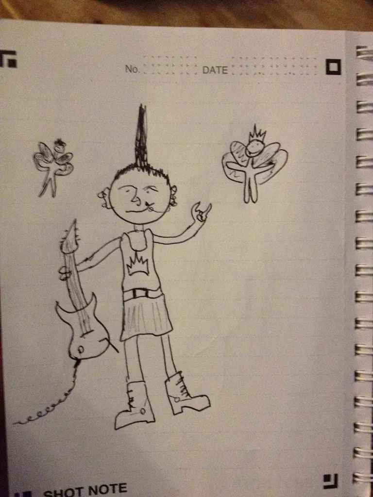 Daddy, draw me a princess!