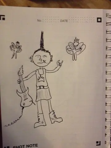 Daddy, draw me a princess!