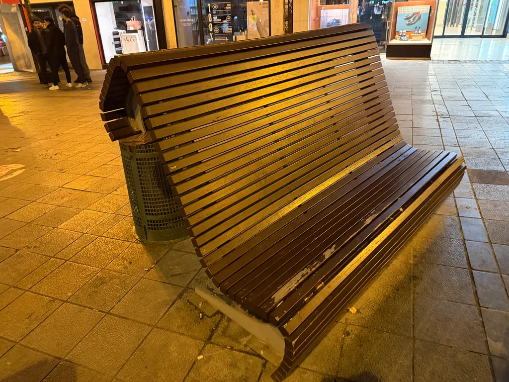 a cool bench