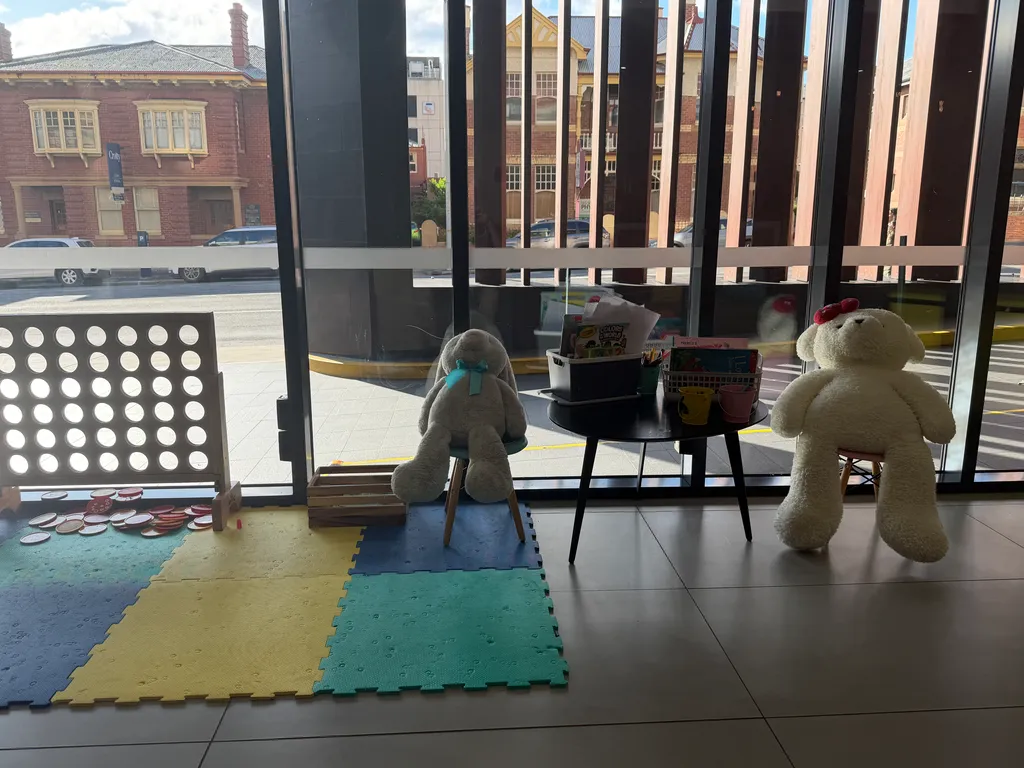 Hobart hotel play area