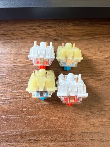 red and blue switches