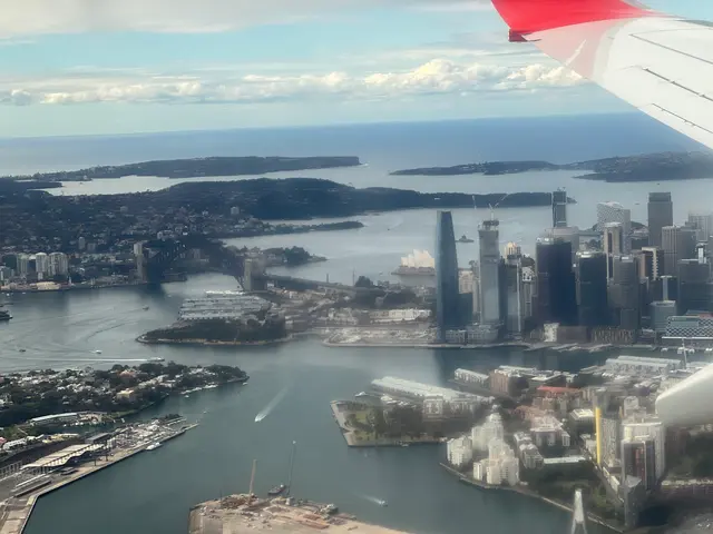 flying into Sydney