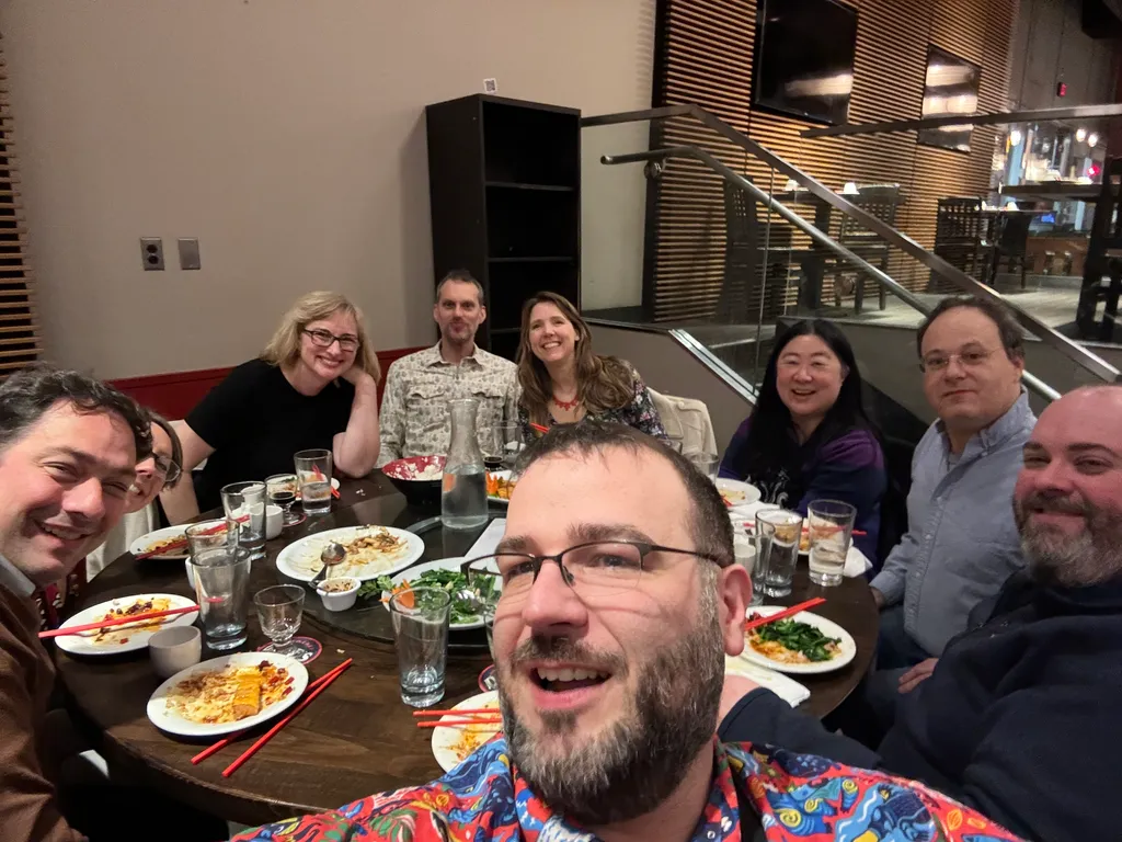 big dinner at Han Dynasty