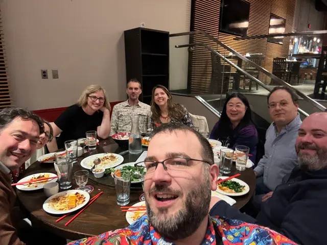 big dinner at Han Dynasty