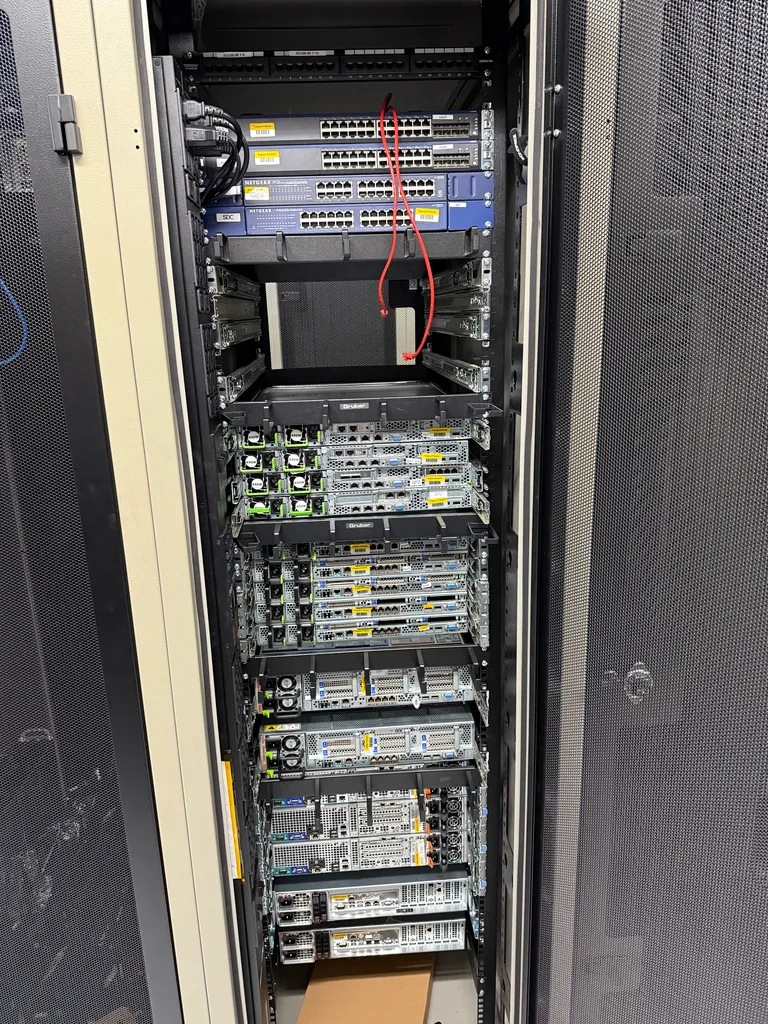 the rear, uncabled