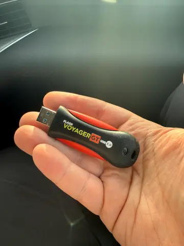 the USB stick