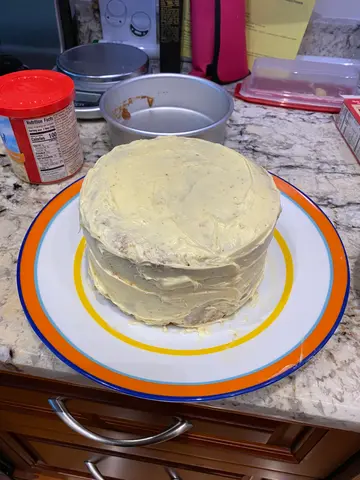 we made cake