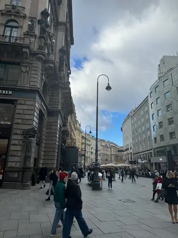walking around Stephansplatz