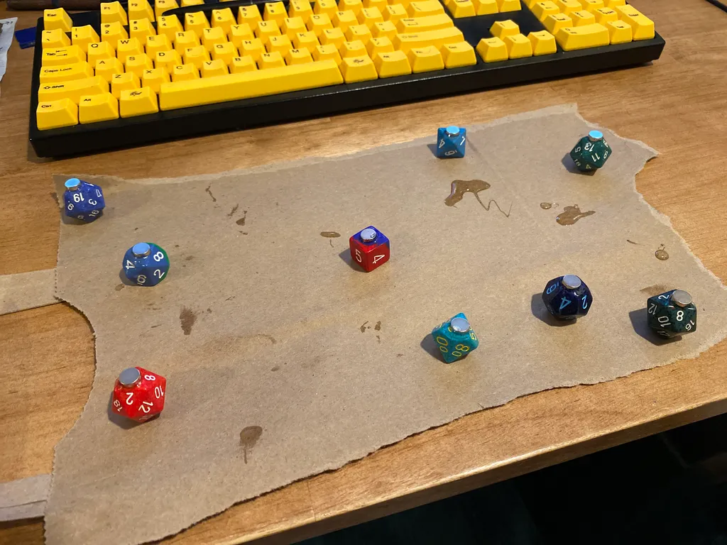 making dice magnets