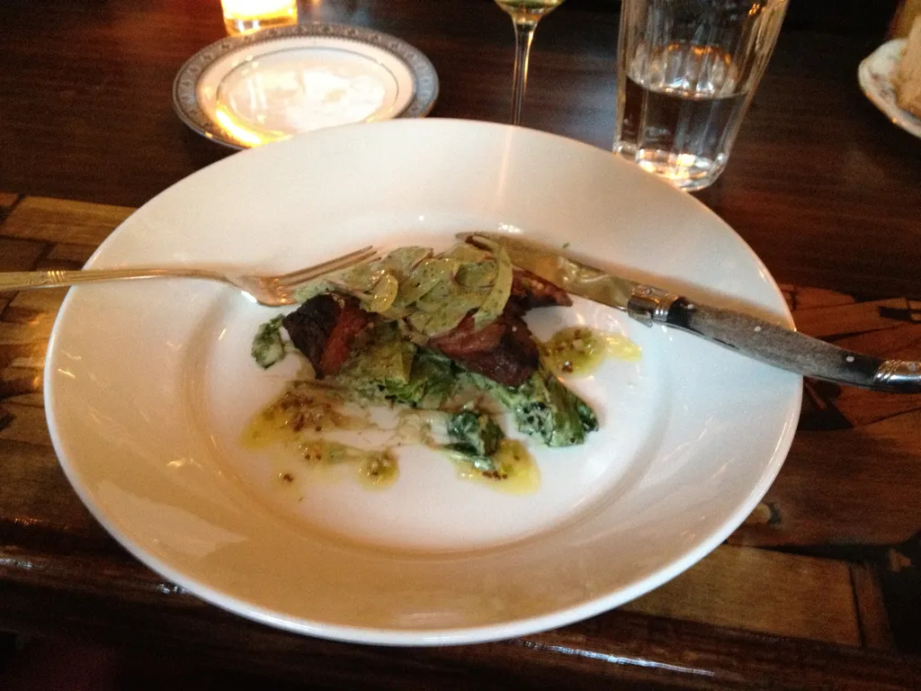 dinner at le pigeon: course 4