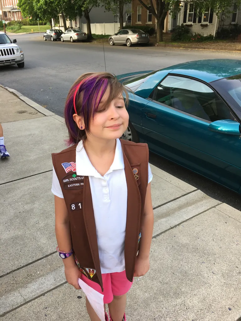 purple hair!
