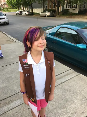 purple hair!