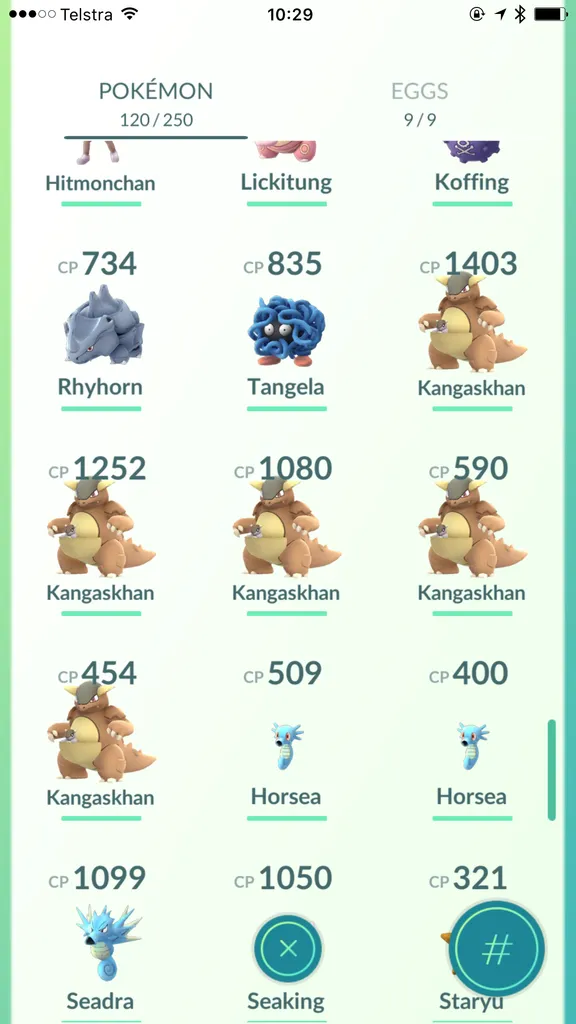 so. many. kangas.