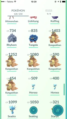 so. many. kangas.