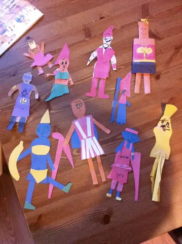 paper doll menagerie