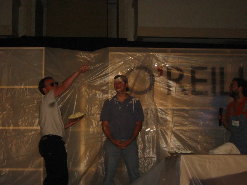 dan gets pied