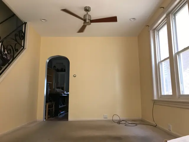 the remodeled living room