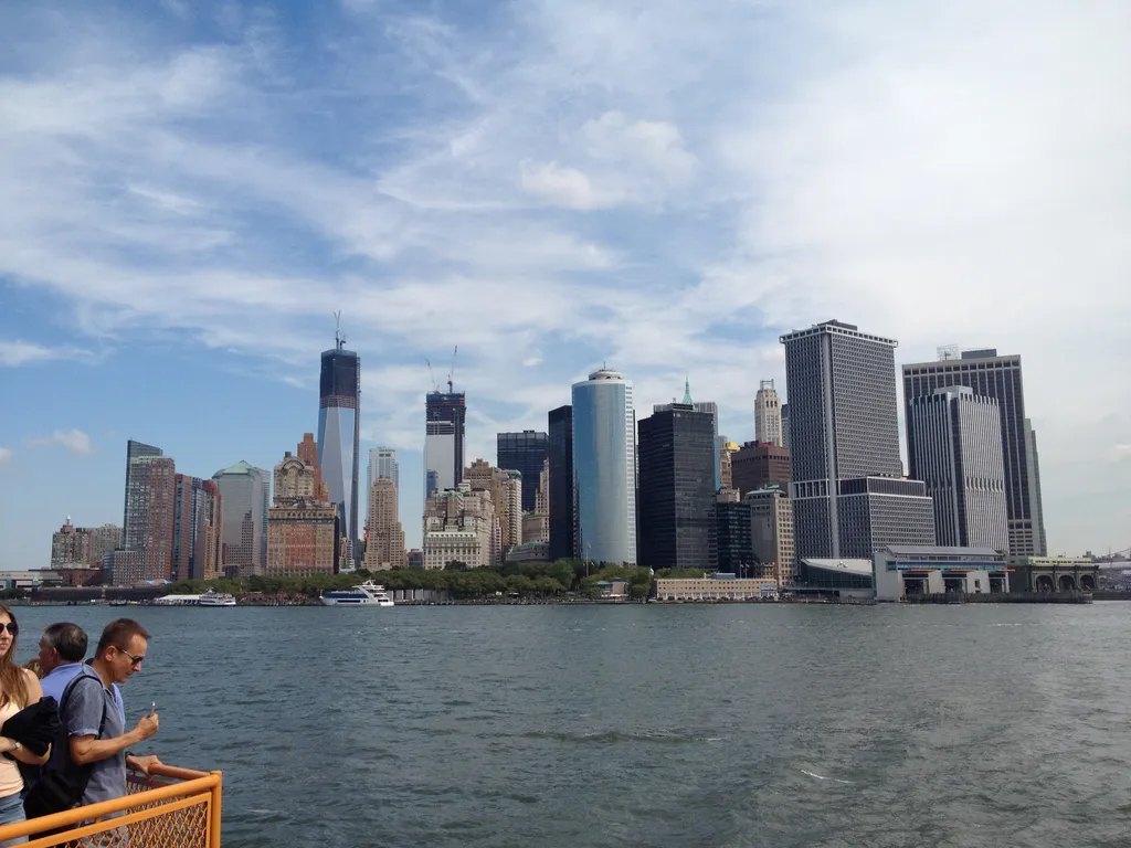 the view from the ferry