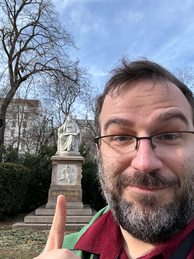 Stadtpark: my main man Schubert