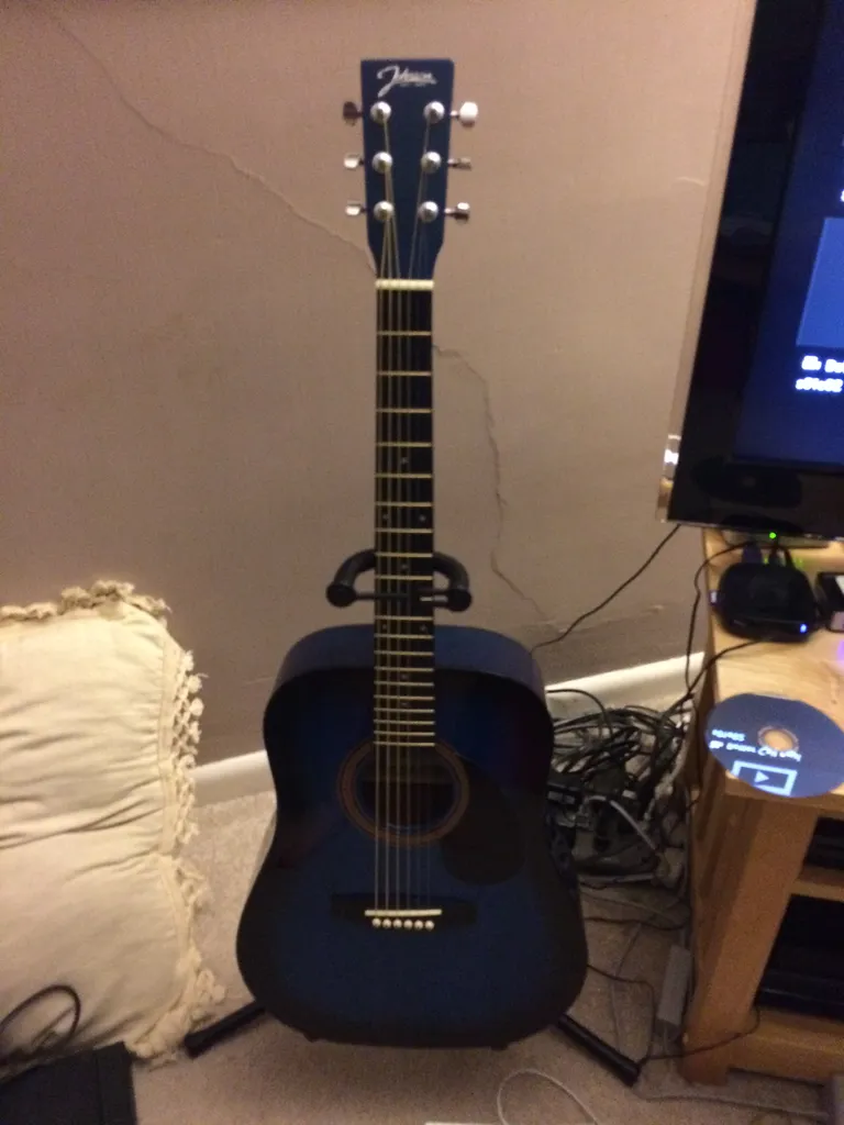 the guitar