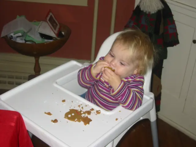 filling her cheeks for later