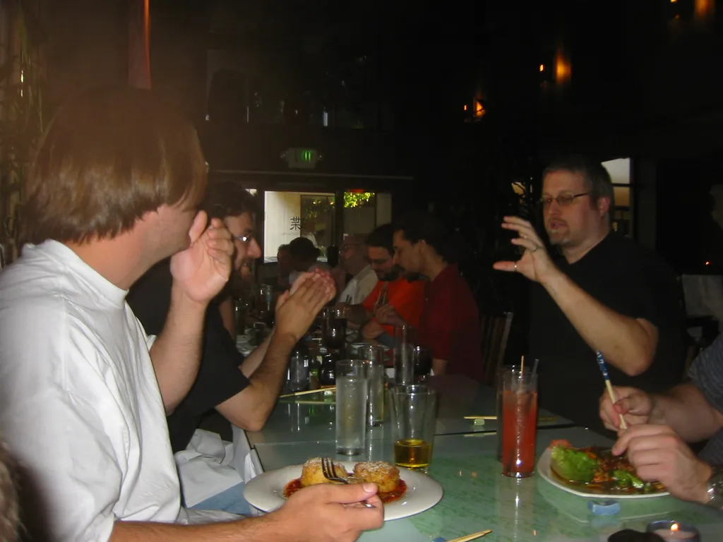 oscon 2003, Dinner