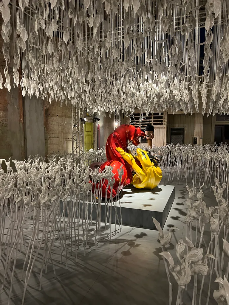 weird sculpture exhibit