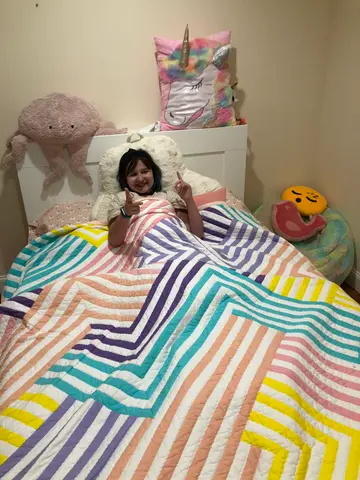 the new bed