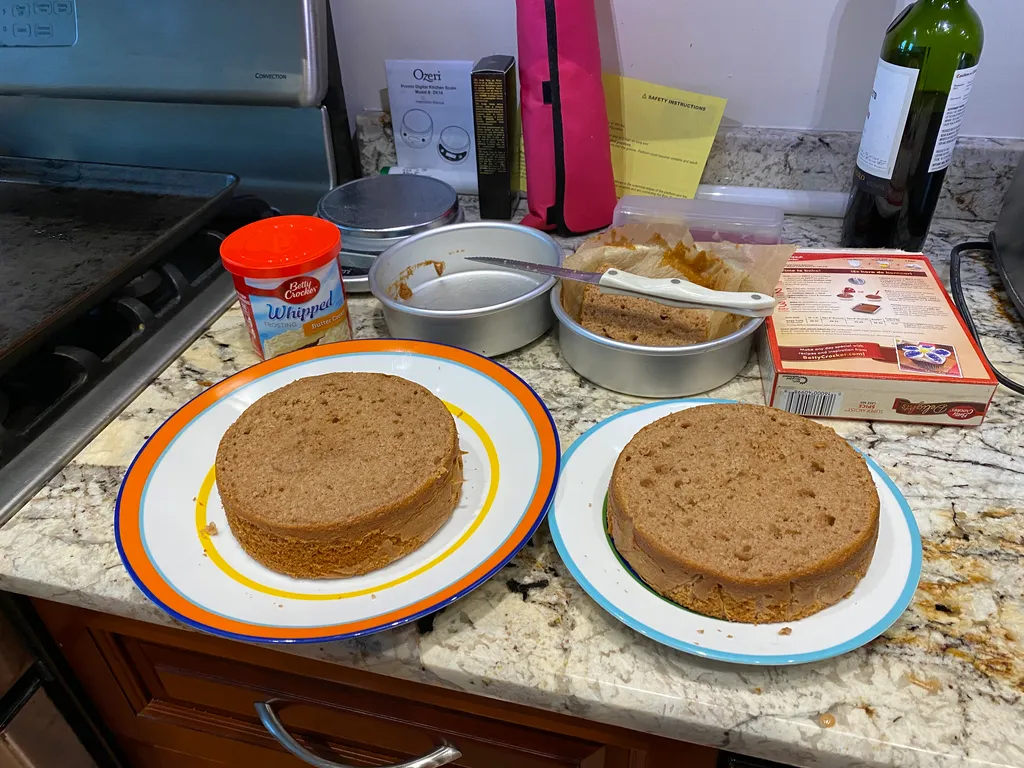 we made cake