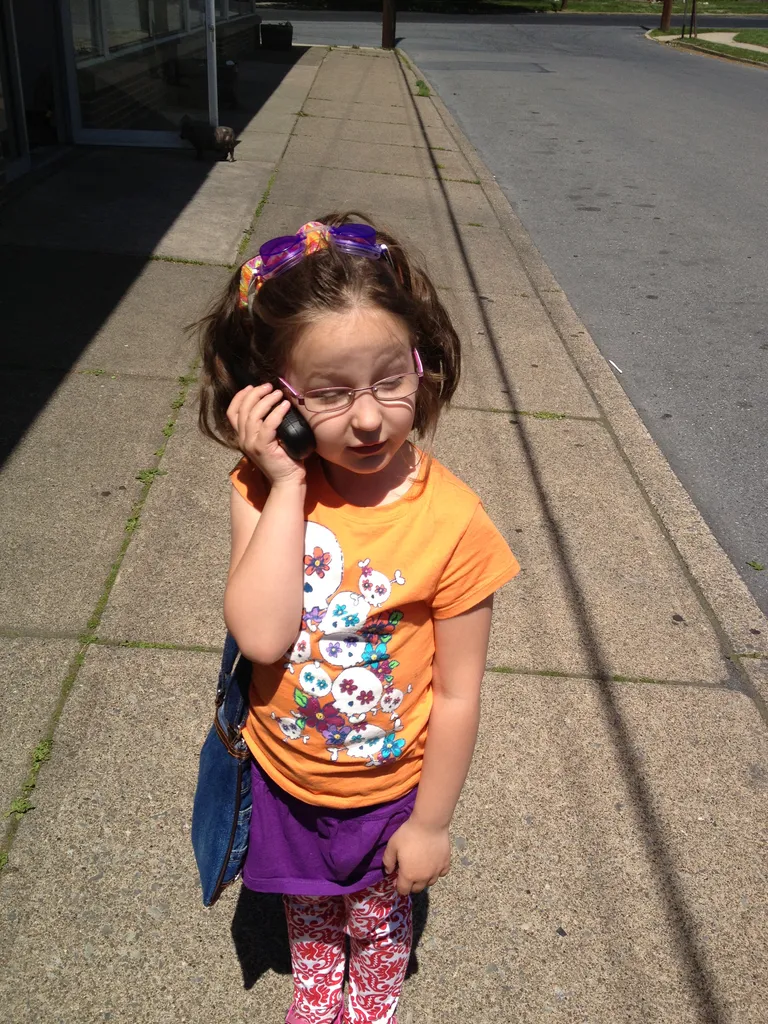 talking on the phone