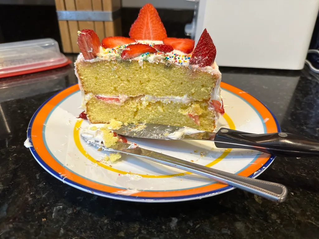 we made a cake!