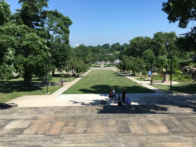 the rear of the Philly Art Museum