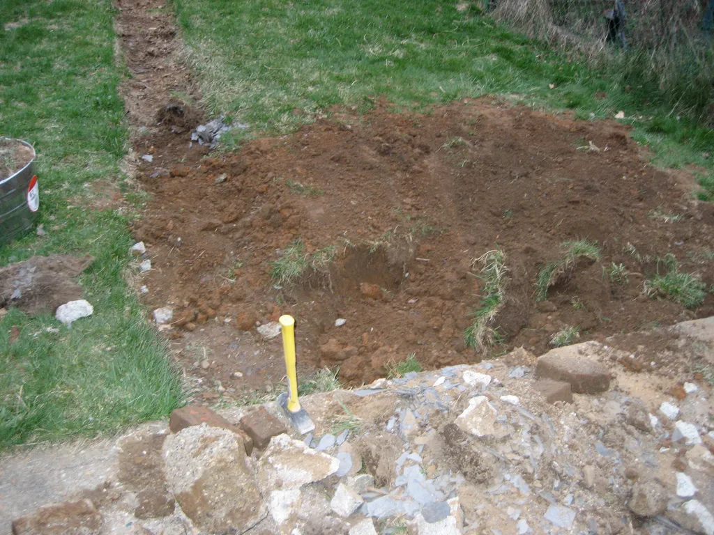 laundry pole anchor grave