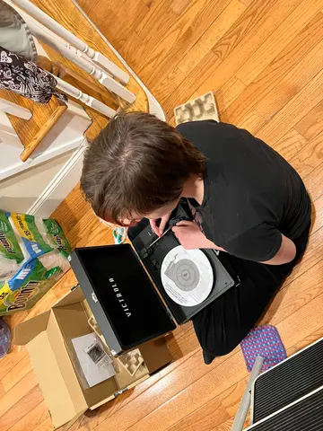 Marty got a turntable