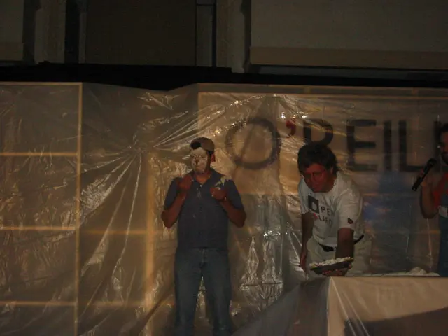 dan gets pied by guido