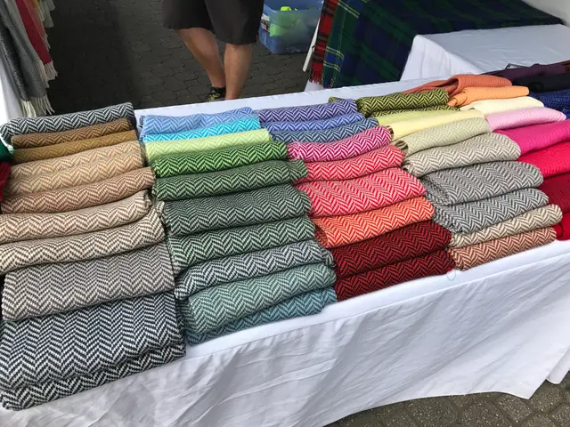 scarves at the Salamanca Market