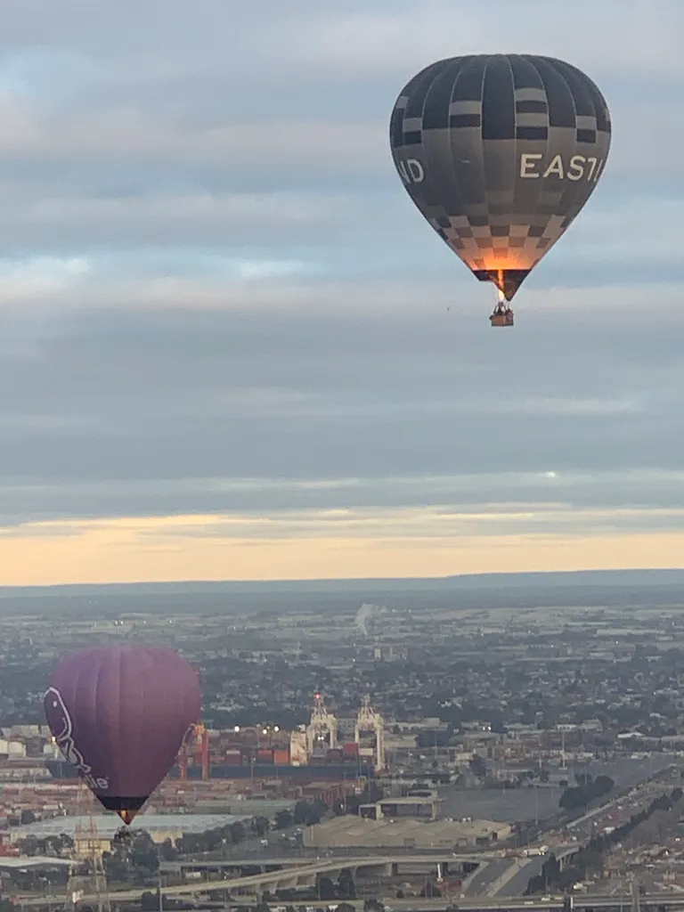 hot air balloons