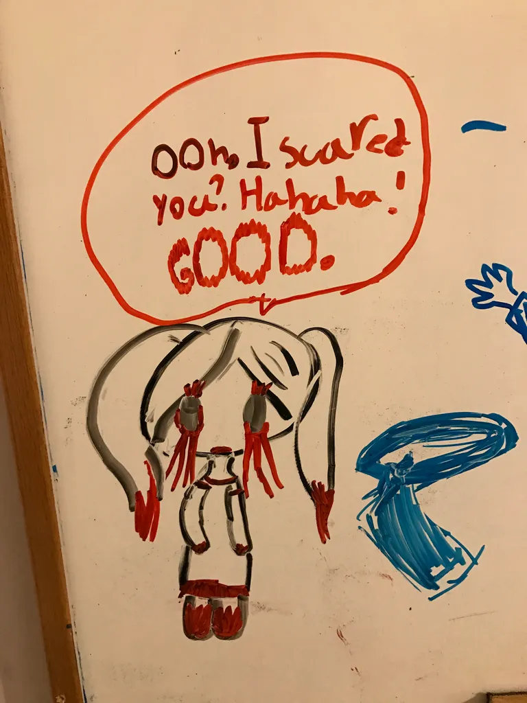 scary girl