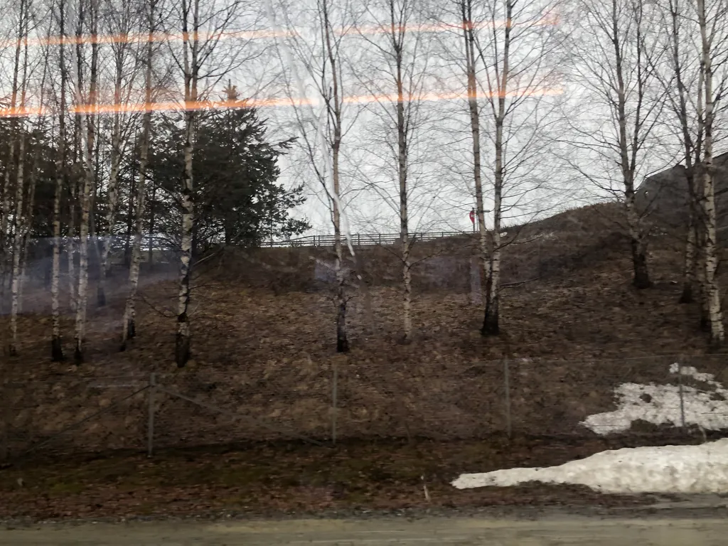 view from the train
