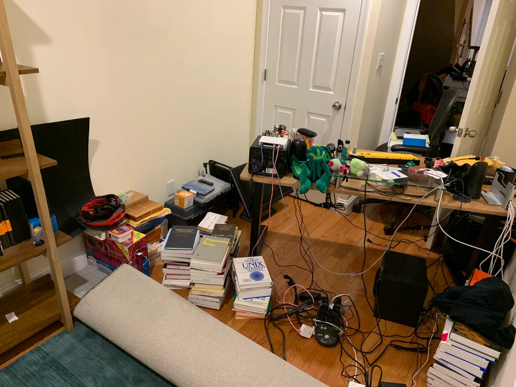 installing rug in home office