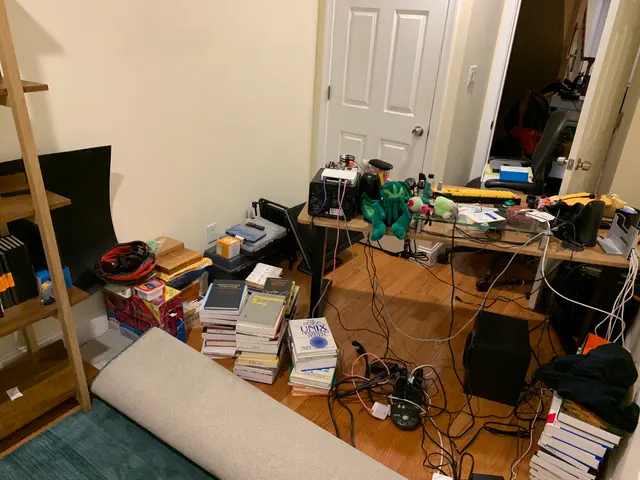 installing rug in home office