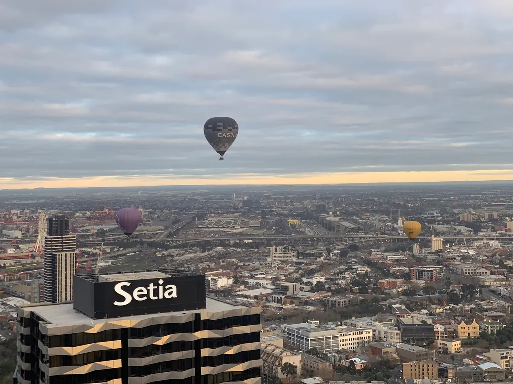 hot air balloons